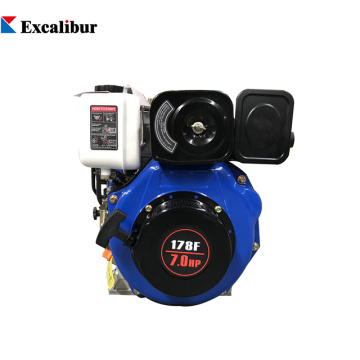 Jiangsu Excalibur S180FE moteur diesel 7.1HP avec arbre différent